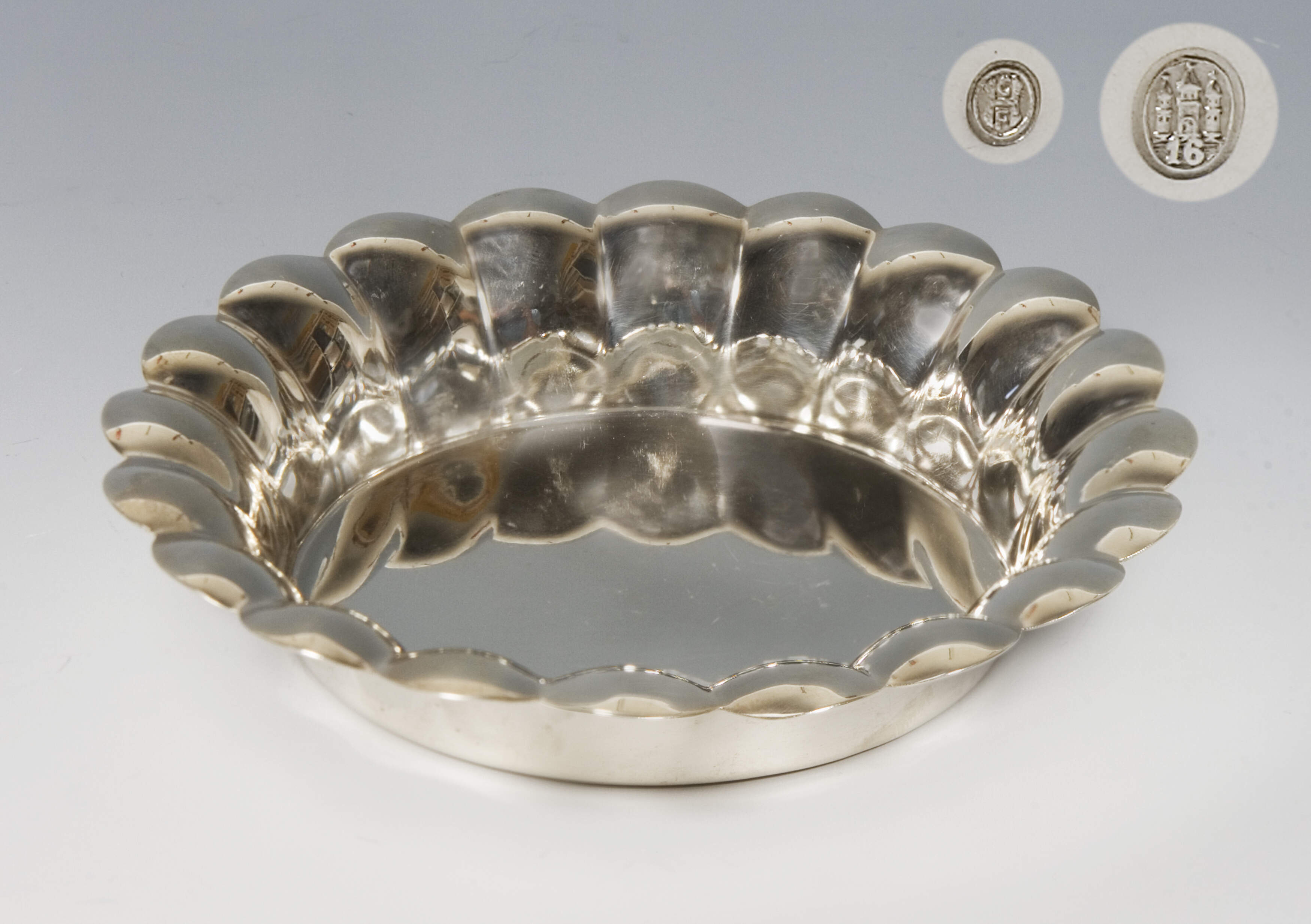 Silber-Konfektschale, Kopenhagen 1916