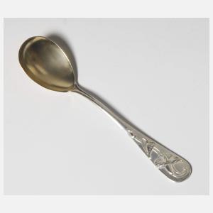 Jugendstil-Dessertbesteck im Etui