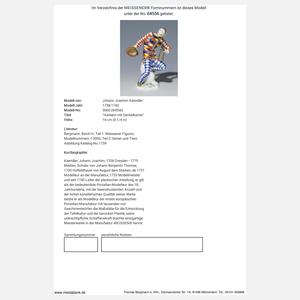 Meissen, "Harlekin mit Deckelkanne"