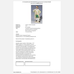 Meissen, "Cortesano" aus der Commedia dell'arte