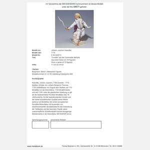 Meissen, "Coviello" aus der Commedia dell'arte