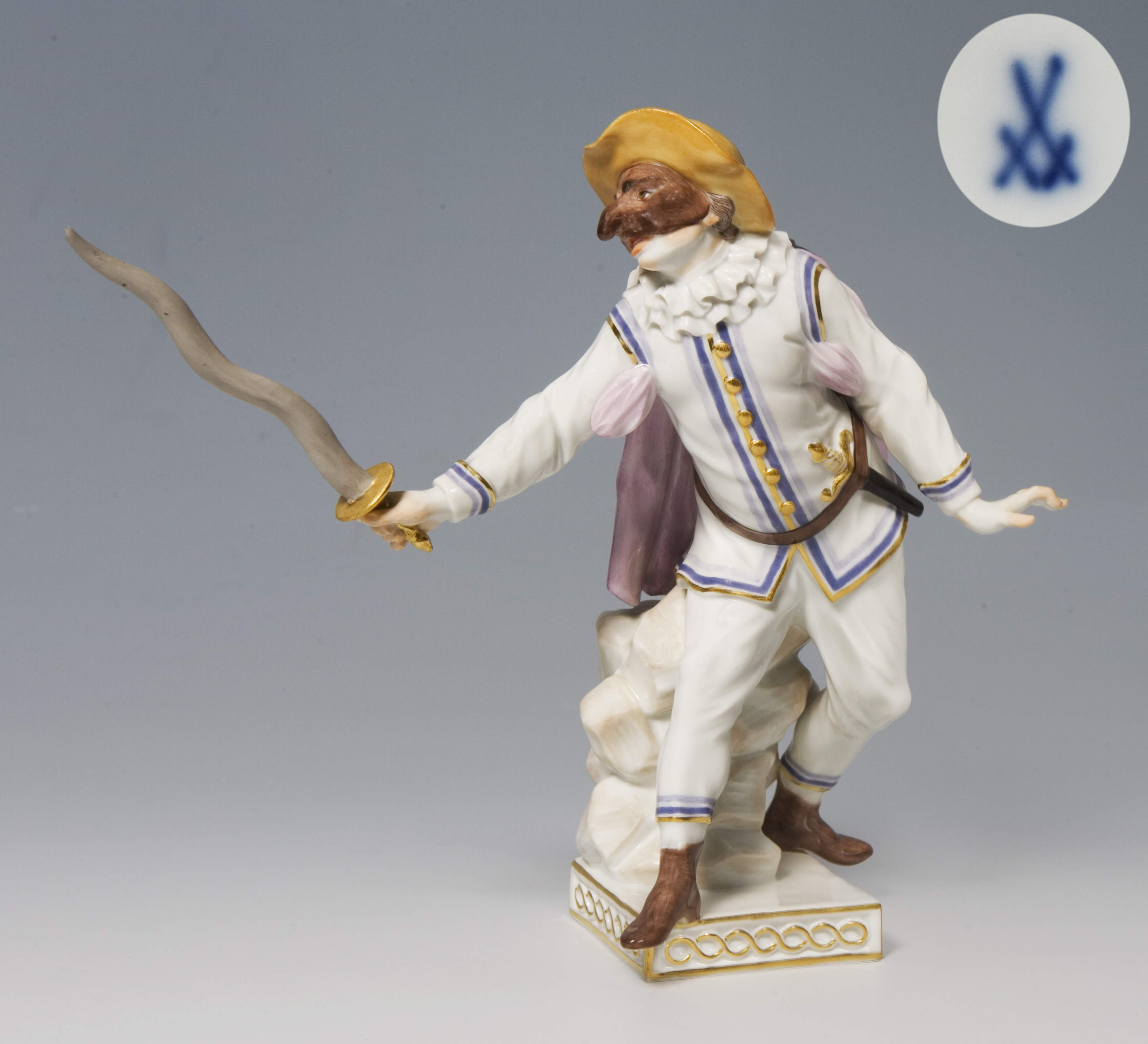 Meissen, "Coviello" aus der Commedia dell'arte