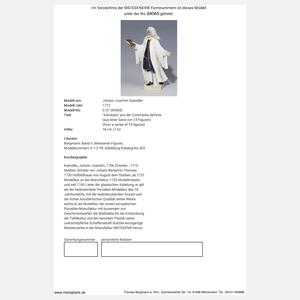 Meissen, "Advokato" aus der Commedia dell'arte