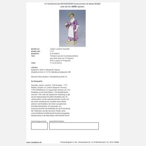 Meissen, "Ortolana" aus der Commedia dell'arte