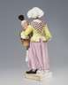 Meissen, "Gnaga" aus der Commedia dell'arte