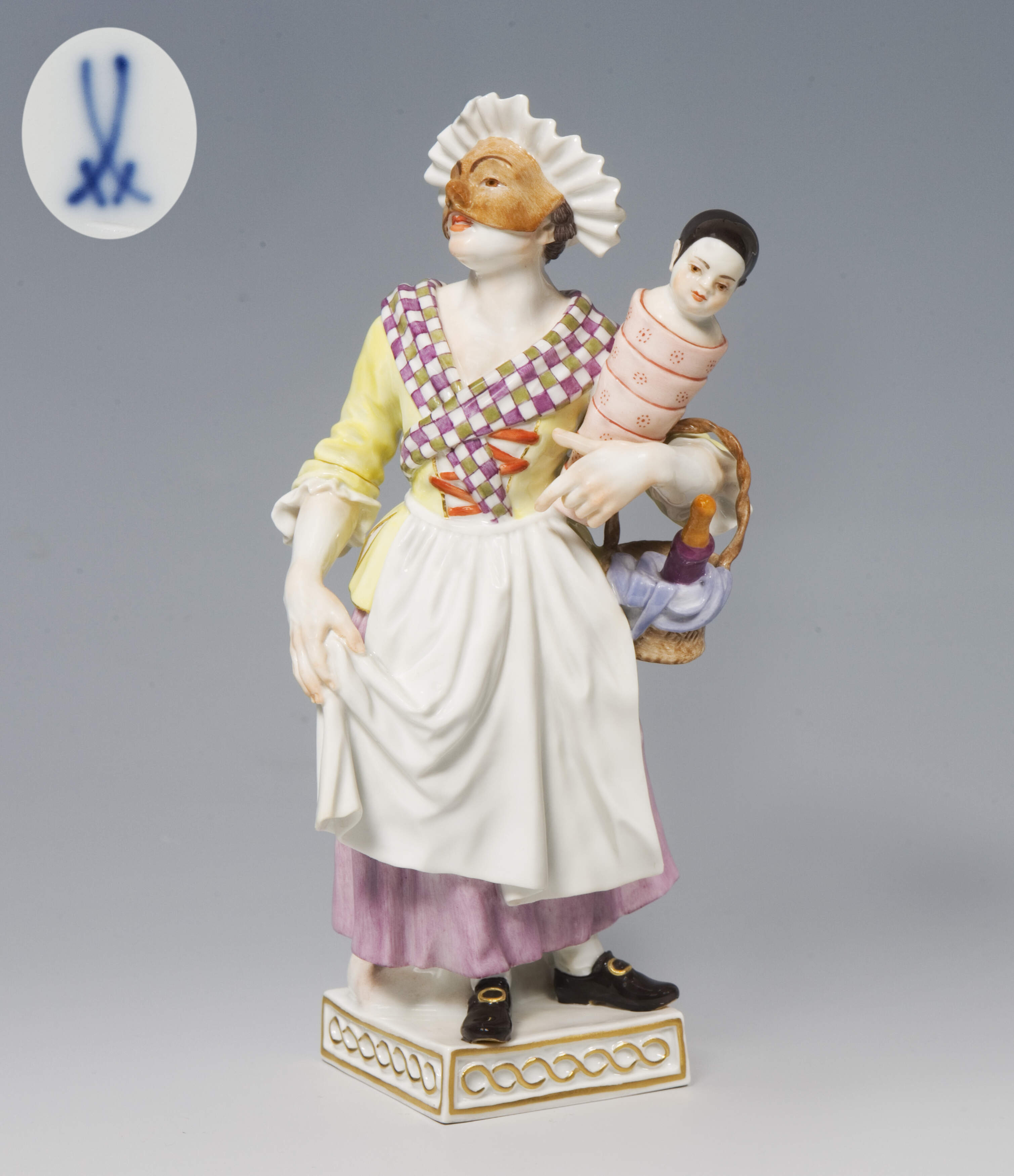 Meissen, "Gnaga" aus der Commedia dell'arte
