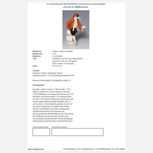 Meissen, "Pantalone" aus der Commedia dell'arte