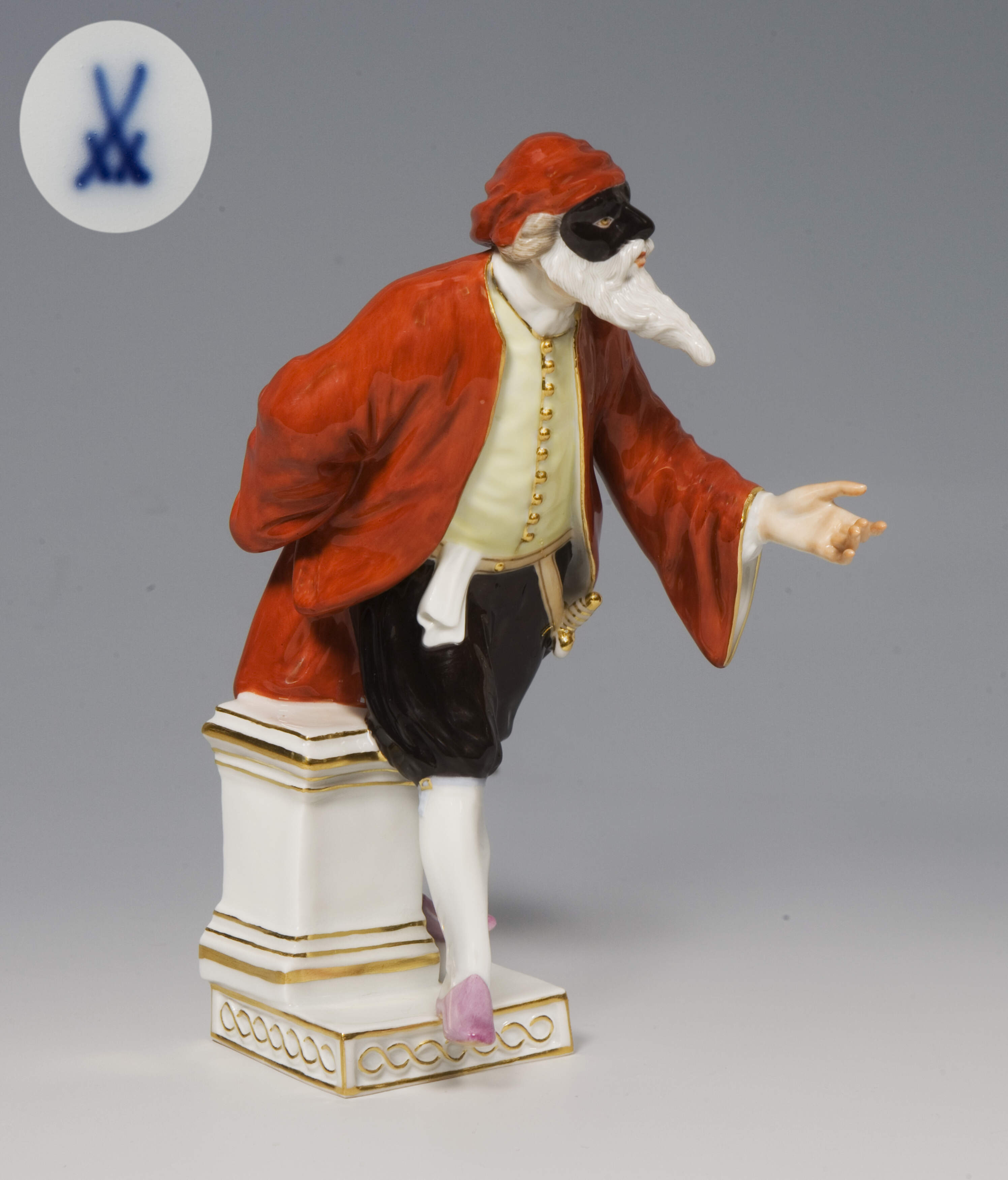 Meissen, "Pantalone" aus der Commedia dell'arte