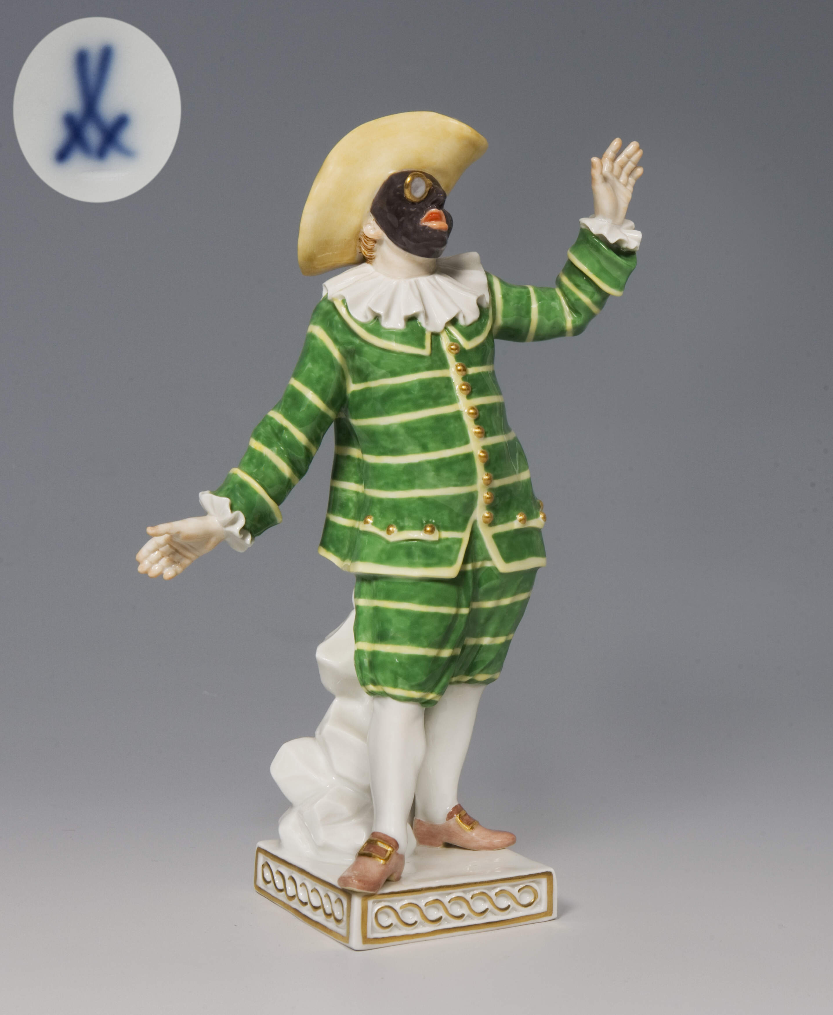 Meissen, "Tartaglia" aus der Commedia dell'arte