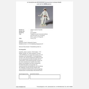 Meissen, "Brighella" aus der Commedia dell'arte
