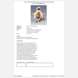 Meissen, "Dottore" aus der Commedia dell'arte