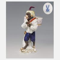 Meissen, Figur der Affenkapelle "Paukenträger"111