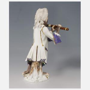 Meissen, Figur der Affenkapelle "Flötist"