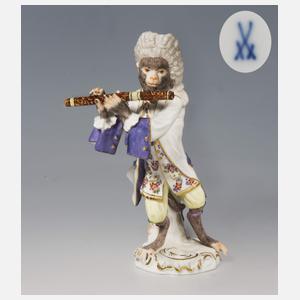 Meissen, Figur der Affenkapelle "Flötist"