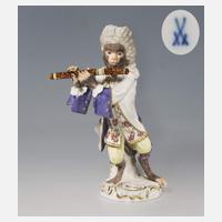 Meissen, Figur der Affenkapelle "Flötist"111