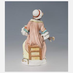 Meissen, Figur der Affenkapelle "Sängerin"