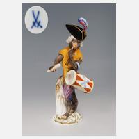Meissen, Figur der Affenkapelle "Trommler"111