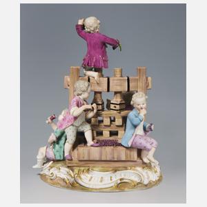 Meissen, Figurengruppe "Weinpresse"