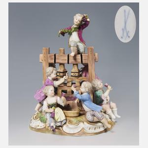 Meissen, Figurengruppe "Weinpresse"