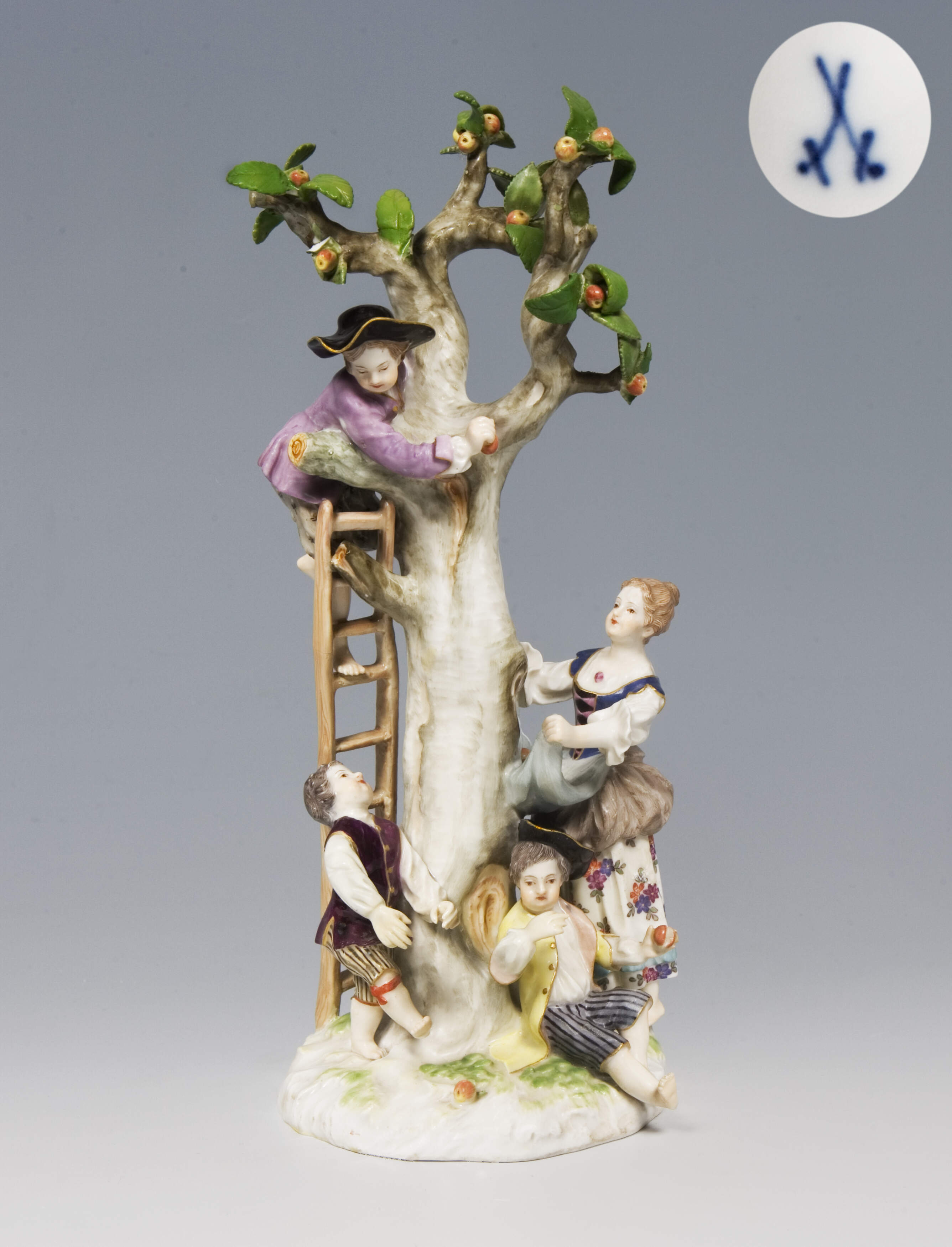 Meissen, Figurengruppe "Apfelernte"