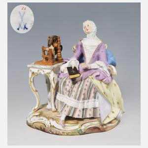 Meissen, "Mädchen am Spinnrad"
