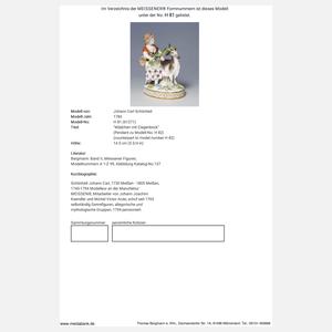 Meissen, "Mädchen mit Ziegenbock"