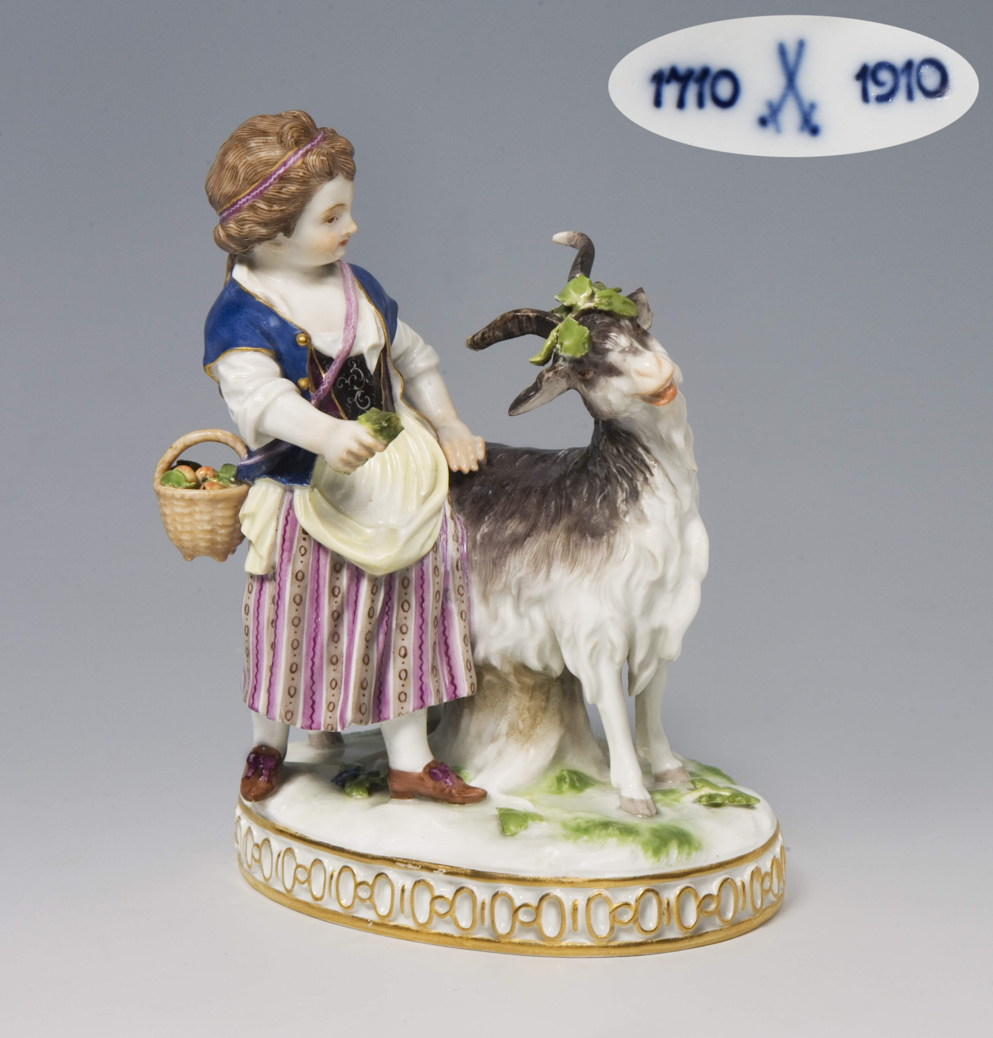 Meissen, "Mädchen mit Ziegenbock"