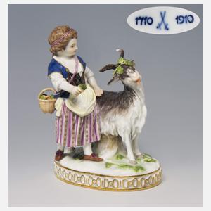 Meissen, "Mädchen mit Ziegenbock"