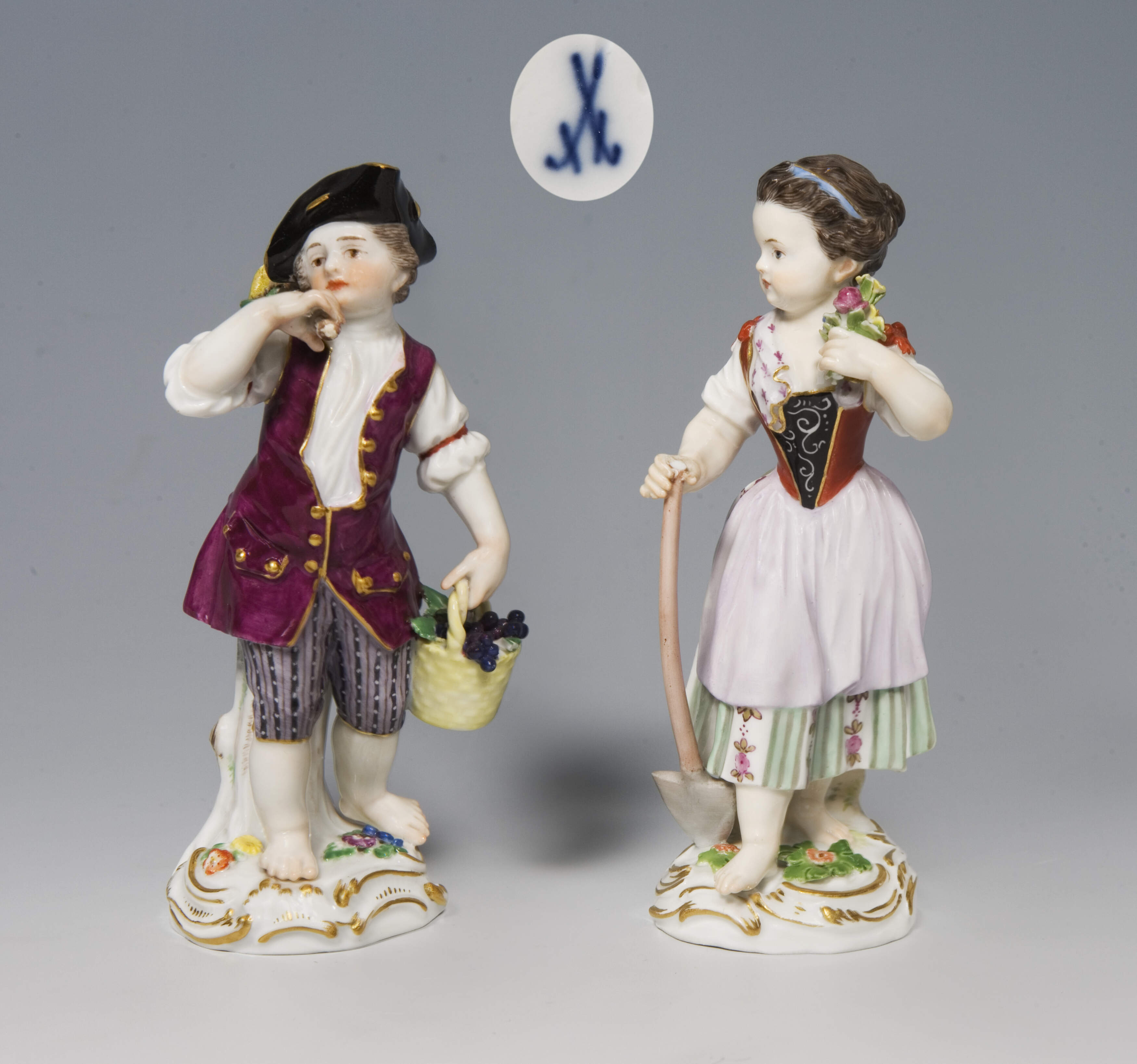 Meissen, Paar Gärtnerkinder
