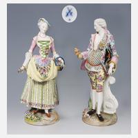 Paar große Gärtnerfiguren111