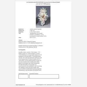 Meissen, Wandleuchter mit Amorette