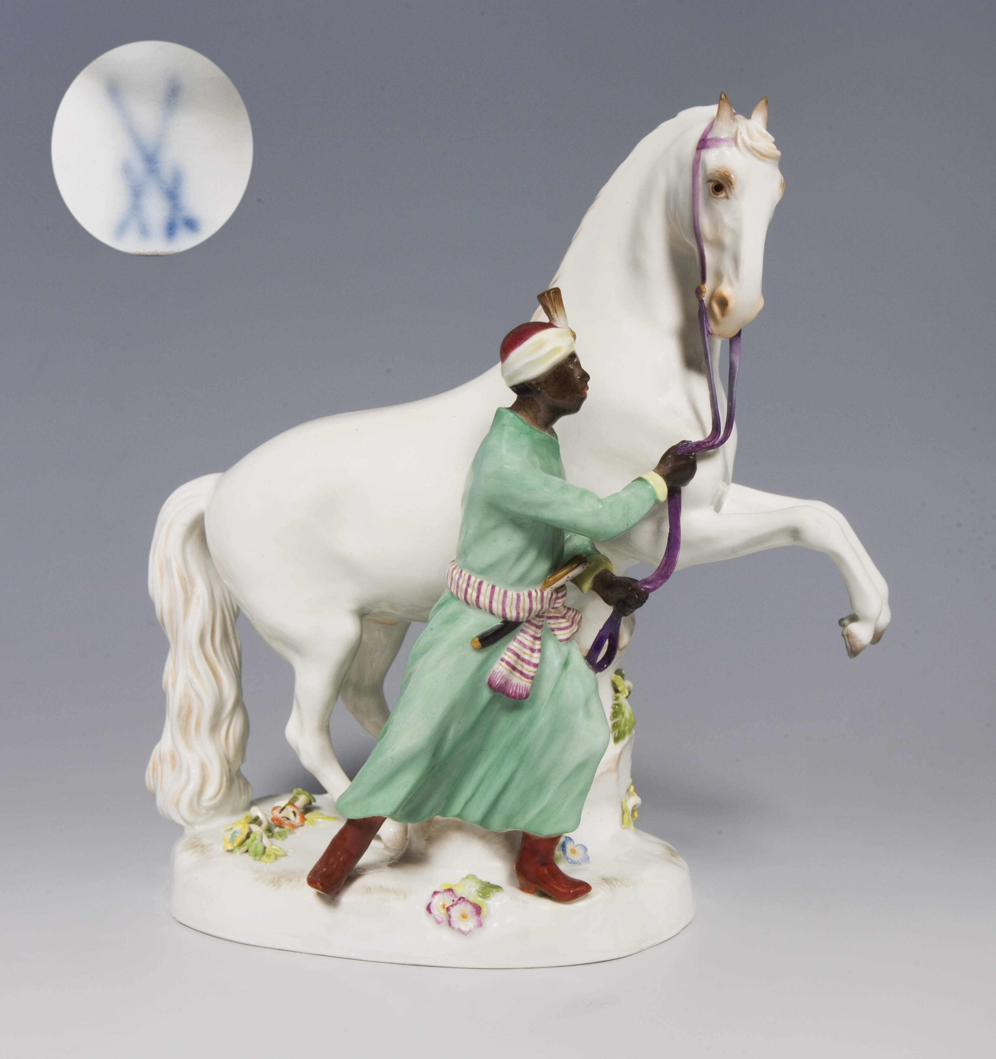 Meissen, "Afrikaner mit Pferd"