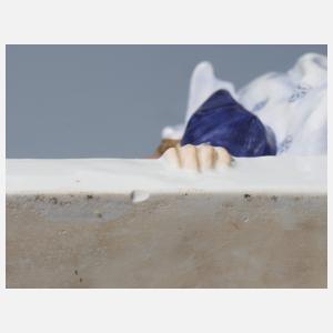 Meissen, Jugendstil-Figurengruppe "Kinder mit Puppe"