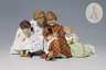 Meissen, Jugendstil-Figurengruppe "Kinder mit Puppe"