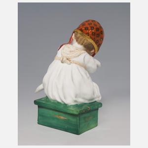 Meissen, Jugendstil-Figur "Kind mit Katze"