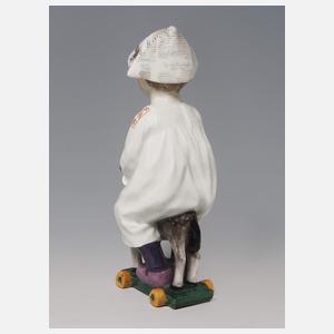 Meissen, Jugendstil-Figur "Kind mit Holzpferd"