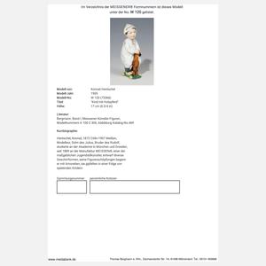 Meissen, Jugendstil-Figur "Kind mit Holzpferd"
