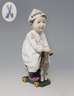 Meissen, Jugendstil-Figur "Kind mit Holzpferd"