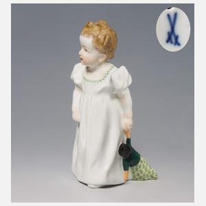Meissen, Jugendstil-Figur "Kind mit Puppe"