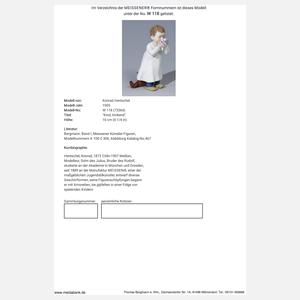 Meissen, Jugendstil-Figur "Kind, trinkend"