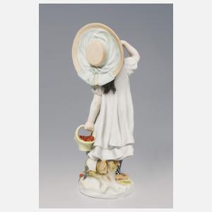 Meissen, Jugendstil-Figur "Mädchen mit Kirschen"