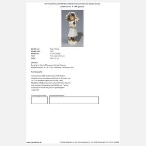 Meissen, Jugendstil-Figur "Der erste Schmuck"