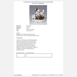 Meissen, Jugendstil-Kindergruppe "Allegorie-Der Winter"