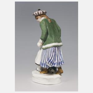 Meissen, Jugendstil-Figurengruppe "Der erste Schlittschuhlauf"