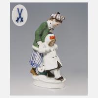 Meissen, Jugendstil-Figurengruppe "Der erste Schlittschuhlauf"111