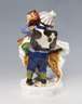 Meissen, Jugendstil-Figur "Knabe mit Hund"