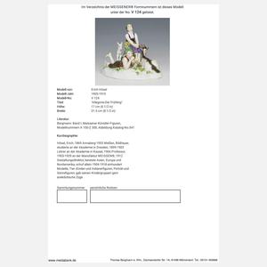Meissen, Jugendstil-Figurengruppe "Allegorie-Der Frühling"