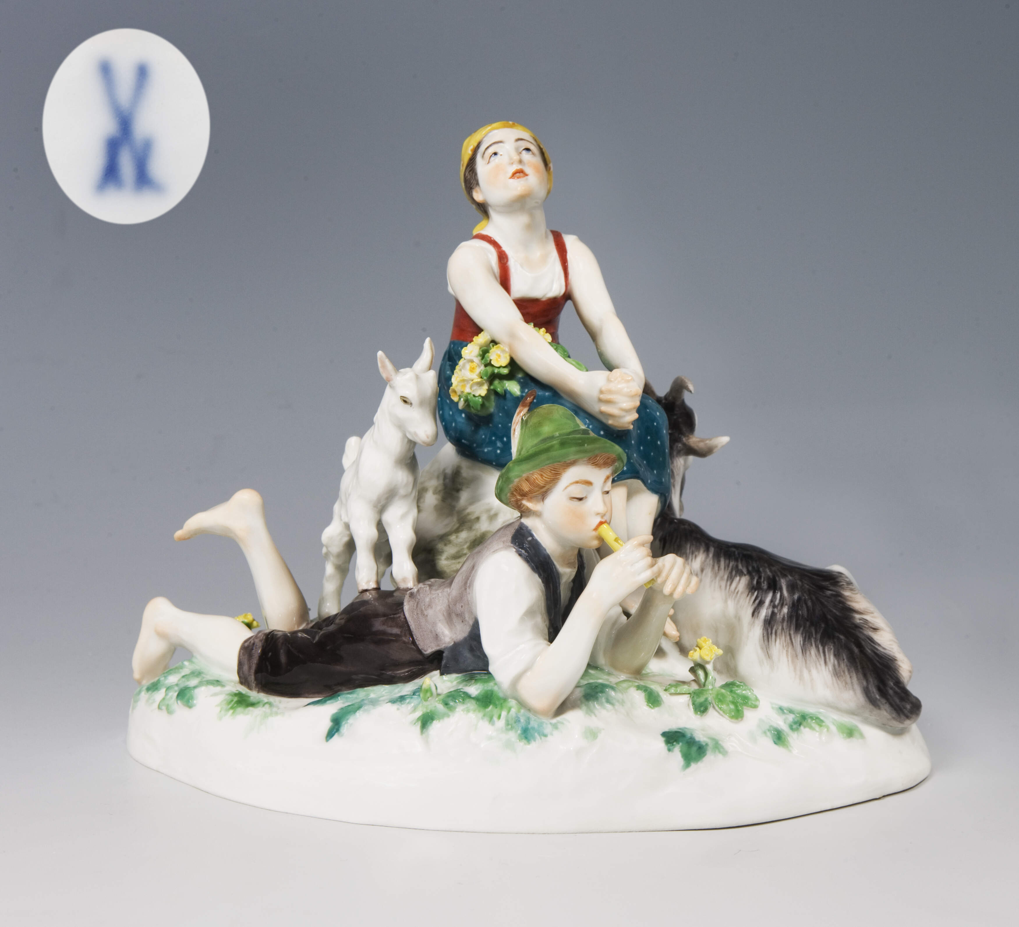Meissen, Jugendstil-Figurengruppe "Allegorie-Der Frühling"