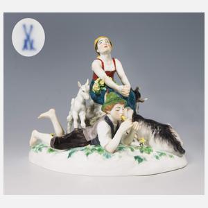 Meissen, Jugendstil-Figurengruppe "Allegorie-Der Frühling"