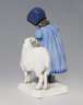Meissen, Jugendstil-Figur "Mädchen mit Schaf"